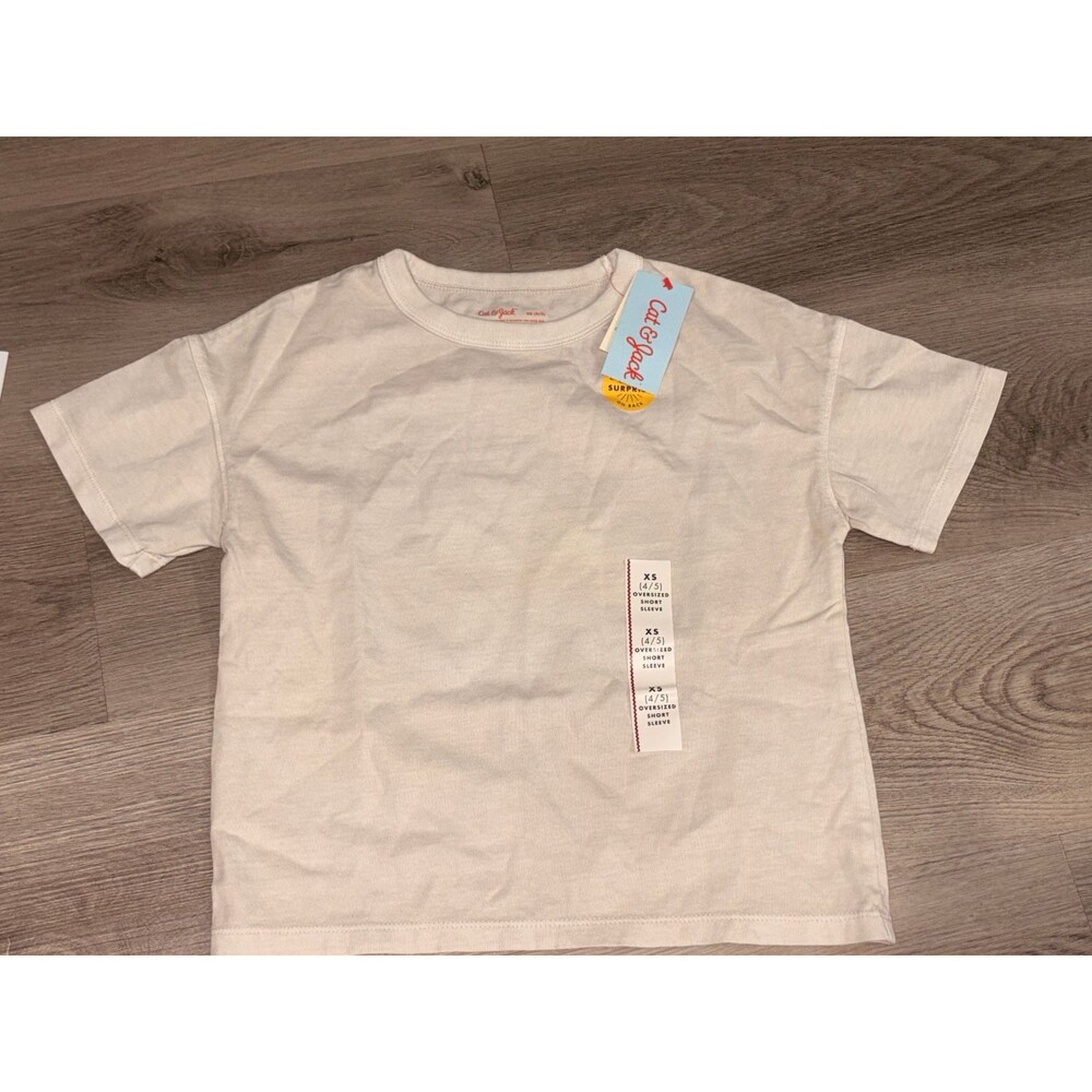 Boys' Short Sleeve 'Skateboard' Graphic T-Shirt - Cat & Jack™ Cream XS‎
